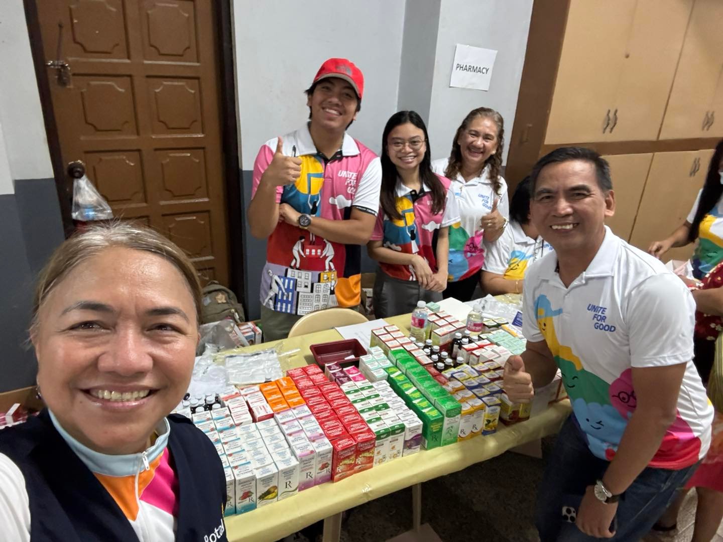 MEDICAL MISSION AT THE NSDA PAROCHIAL SCHOOL